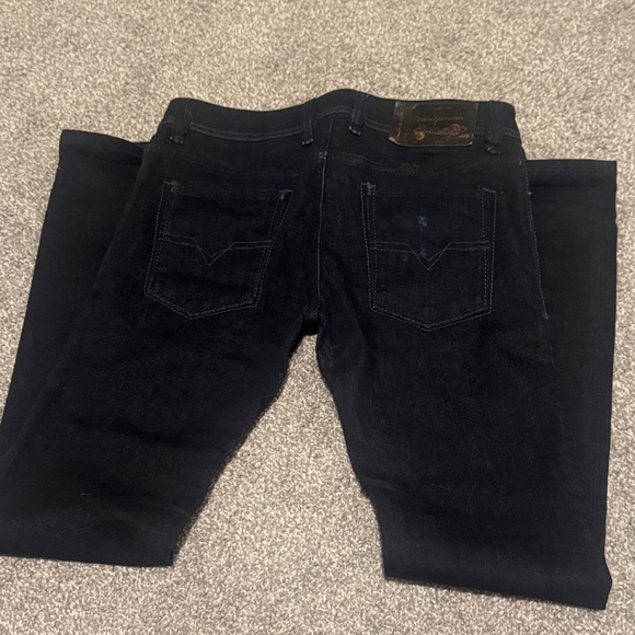 Diesel Slim Skinny Dark Wash Jeans - Picture 5 of 6